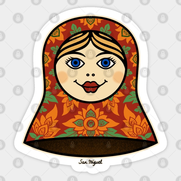 MATRYOSHKA MOM DOLL Sticker by boozecruisecrew